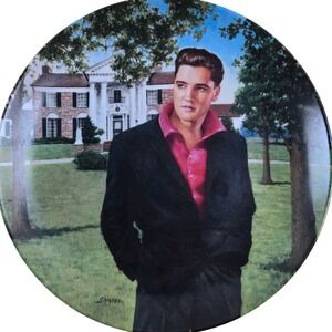 Graceland: Memphis, Tennessee Elvis Presley 8" Collector Plate & Certificate